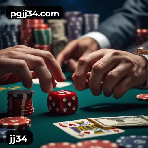 Imagem promocional da jj34 mostrando a plataforma e suas vantagens