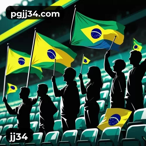 Imagem promocional da jj34 apresentando a plataforma e seus recursos