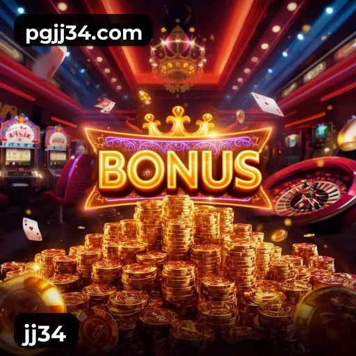 Imagem promocional da jj34 mostrando benefícios e ofertas da plataforma