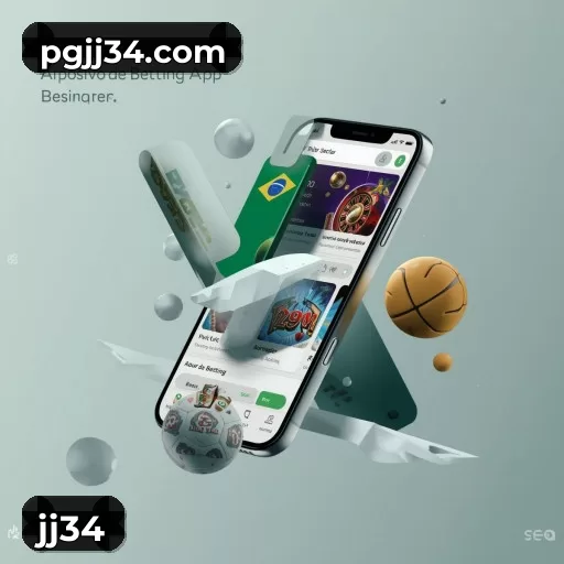 Imagem promocional da jj34 mostrando a plataforma e suas vantagens